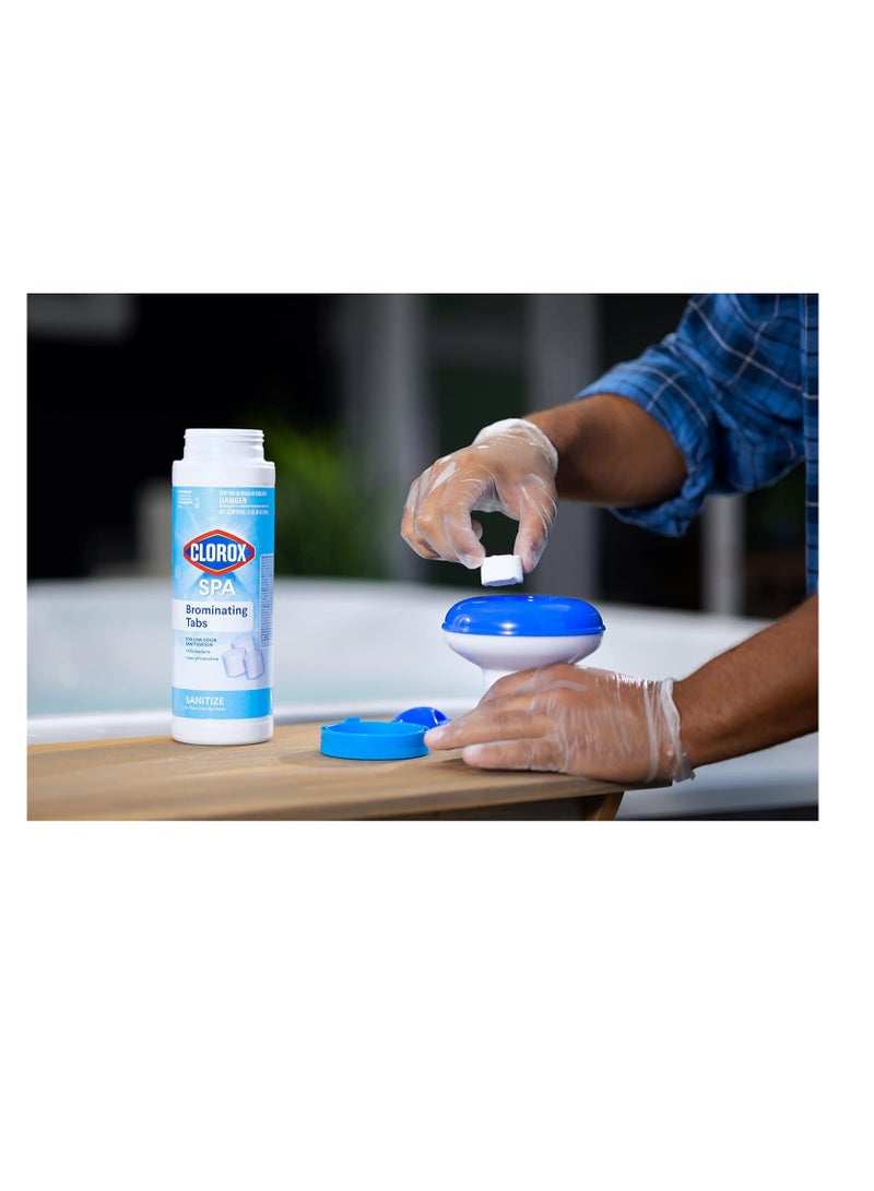 CLOROX POOL & Spa Clorox® Pool&Spa™ Spa Bromine Tablets, For Low-Odor Sanitization, Restores Water Clarity, Fast-Dissolving, 1.5LB (Pack of 1) - Image 3