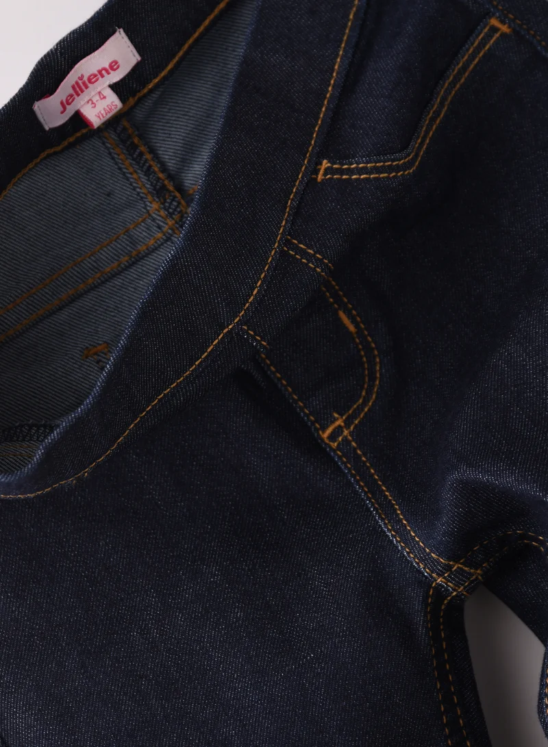 Jelliene Denim Fun & Flexibility: Girls Stretchy Jeggings All-Day Comfort & Stylish Appeal