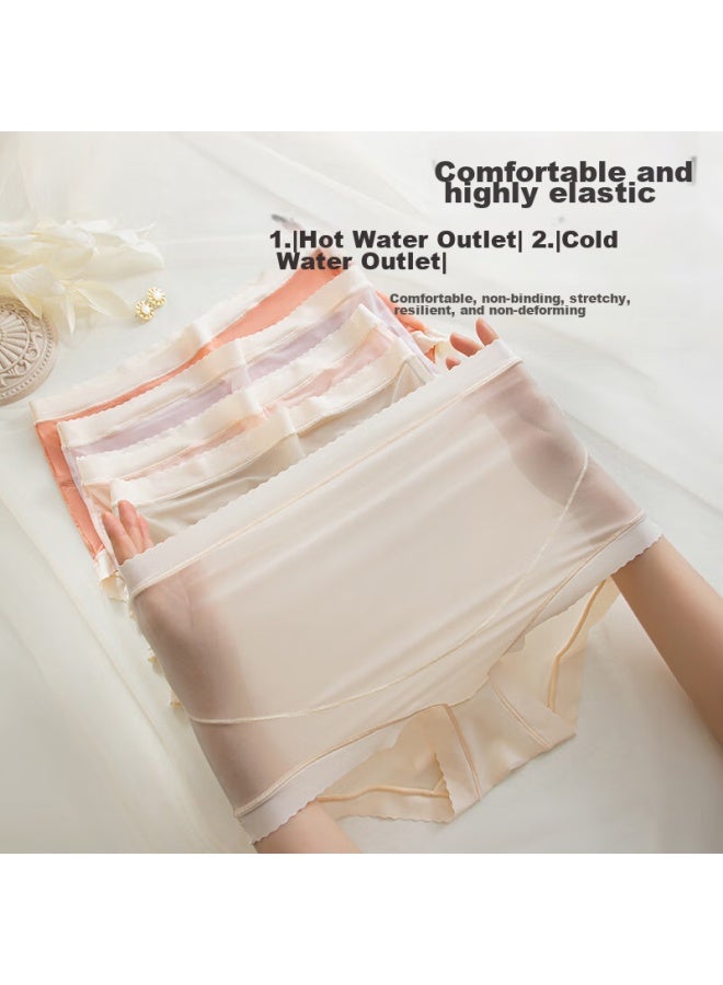 Madallo Modal Maternity Underwear, High-waist, Silk-like, Seamless, Comfortable, Breathable, Belly Support Shorts, For Early, Mid, And Late Pregnancy - Image 4
