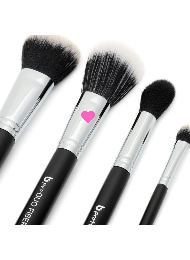 Beauty Junkees Domed Blush Bronzer Brushbeauty Junkees Duo Fiber Contour Brush For Contouring Sculpting Highlighting Blending Buffing With Powder Cream Liquid Cosmetics Synthetic Vegan Makeup Brushes  - Image 4