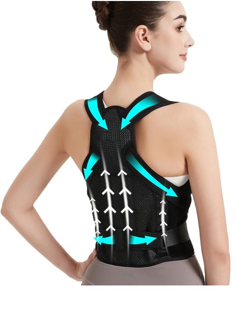 Back Brace and Posture Corrector Back Straightener Posture Corrector Scoliosis and Hunchback Correction Spine Corrector Support Back Pain Adjustable Posture Trainer