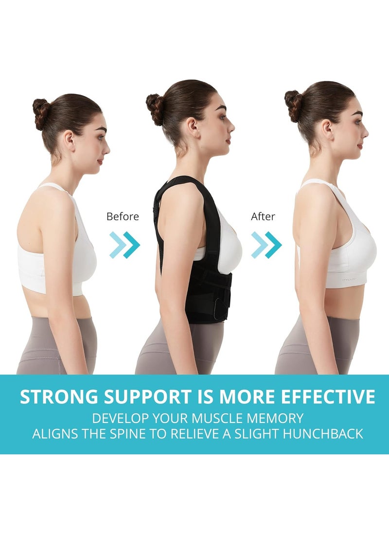 Back Brace and Posture Corrector Back Straightener Posture Corrector Scoliosis and Hunchback Correction Spine Corrector Support Back Pain Adjustable Posture Trainer