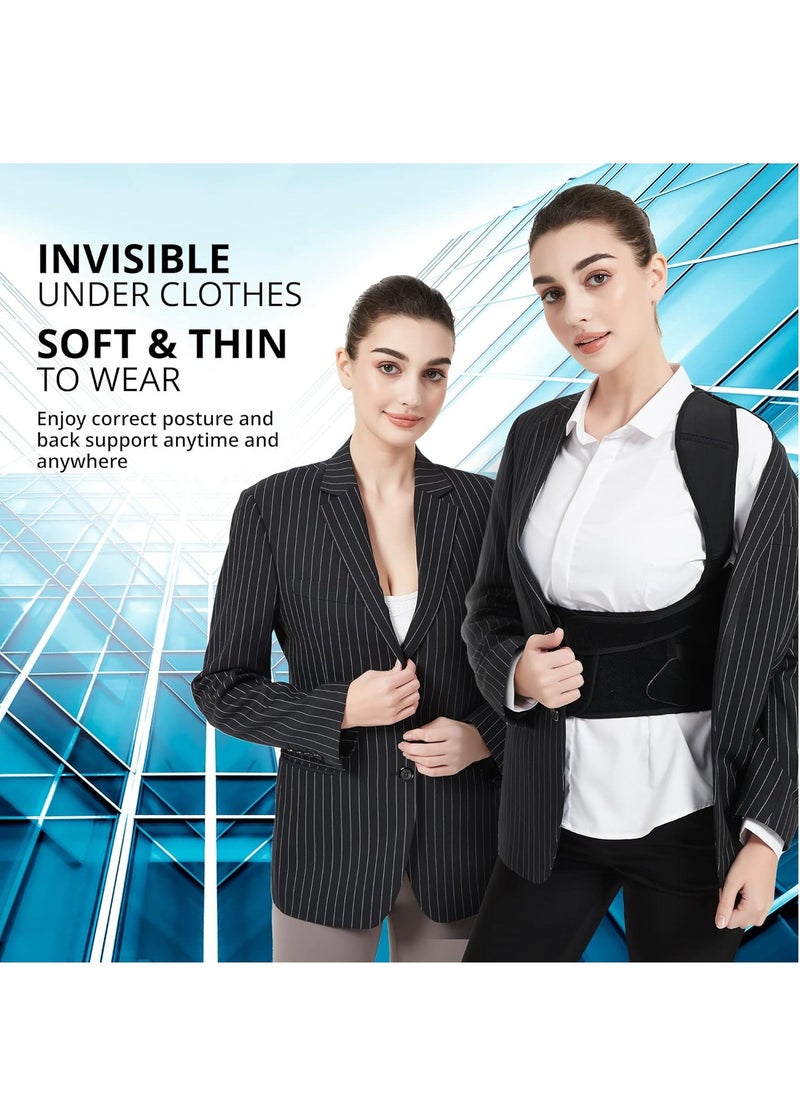 Back Brace and Posture Corrector Back Straightener Posture Corrector Scoliosis and Hunchback Correction Spine Corrector Support Back Pain Adjustable Posture Trainer