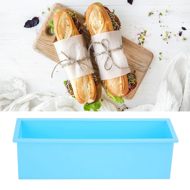 Silicone Soap Mold: Purple Rectangle Non-Stick Silicone Mold - Temperature Resistant -40 To 230℃ Soap Making Tool For DIY Soap Making Family Activities - Image 4