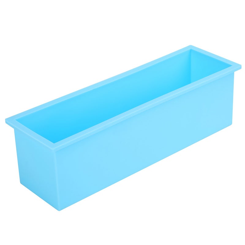 Silicone Soap Mold: Purple Rectangle Non-Stick Silicone Mold - Temperature Resistant -40 To 230℃ Soap Making Tool For DIY Soap Making Family Activities - Image 2