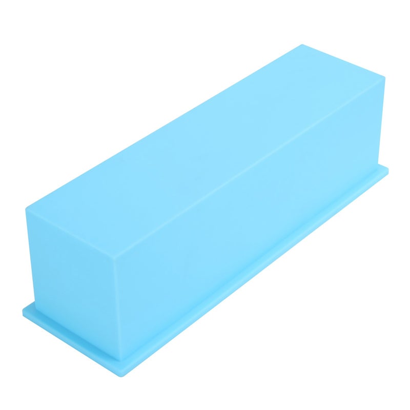 Silicone Soap Mold: Purple Rectangle Non-Stick Silicone Mold - Temperature Resistant -40 To 230℃ Soap Making Tool For DIY Soap Making Family Activities - Image 3