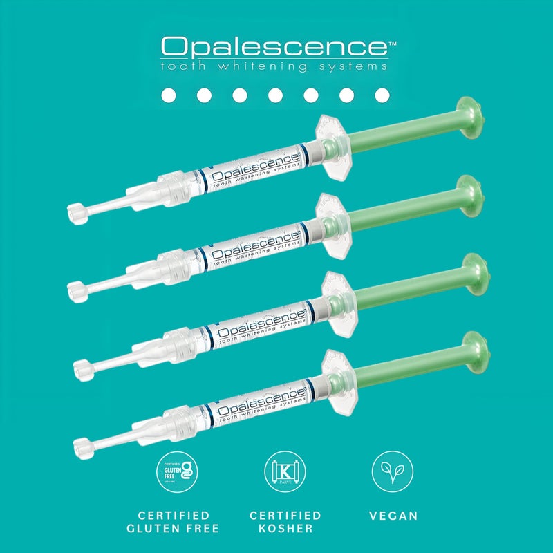 Opalescence 15% Gel Syringes Teeth Whitening Refill Kit - Low Sensivity (4 Syringes) - Cool Mint - Carbamide Peroxide - Made in The USA by Ultradent Tooth Whitening 5195-2 - Image 5