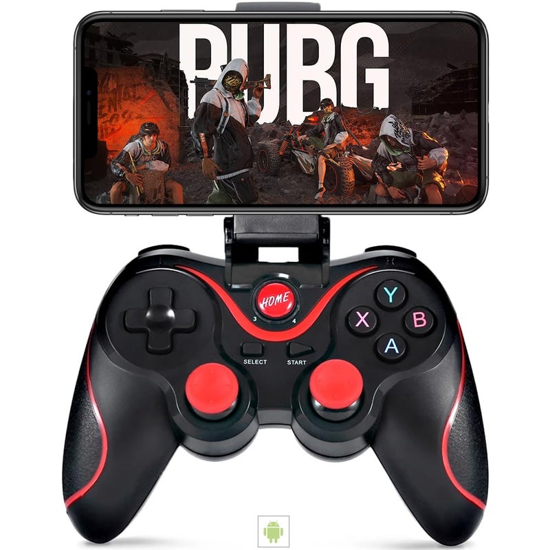 Megadream Android Gamepad Controller, Wireless Key Mapping Gamepad Joystick Perfect for Call of Duty & PUBG Mobile & More, Compatible for Samsung Galaxy HTC LG Other Phone, Not for iOS - Image 1