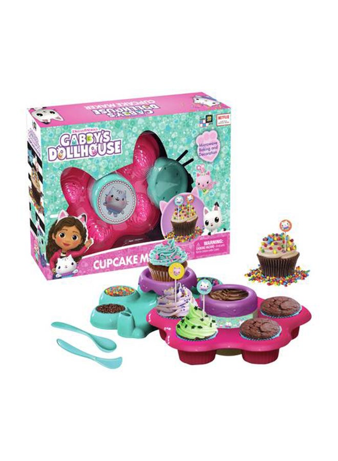 Gabby's Dollhouse Dollhouse Cupcake Maker Microwave Baking And Decoration - Image 3