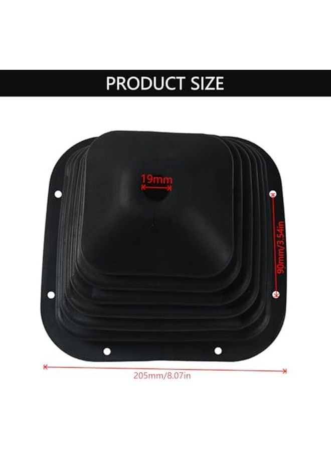 Black Gear Shift Boot Sleeve Protector Enhances Vehicle Interior Protection - Image 4
