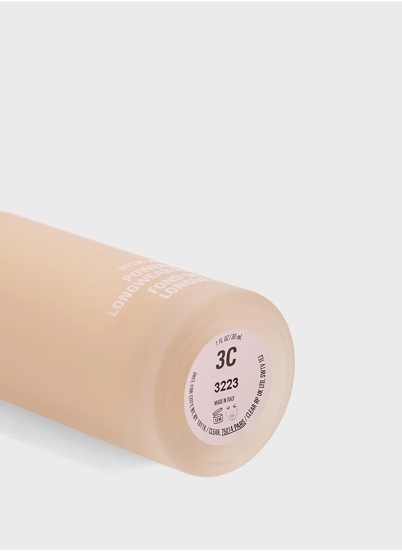 Kylie Cosmetics Power Plush Longwear Foundation - 3C, 30Ml