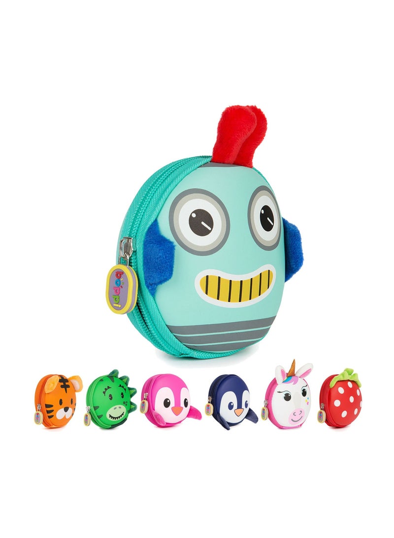 Boppi Boppi Tiny Trekker Keychain Pouch - Robot  - Image 1