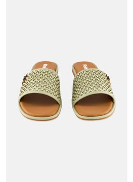 REFRESH Women Slip On Flats, Green  - Image 4