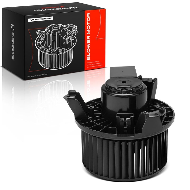 A-Premium Front HVAC A/C Heater Blower Motor Compatible with Ford 2010 2011 2012 2013 2014 Mustang, with Fan Cage - Image 1