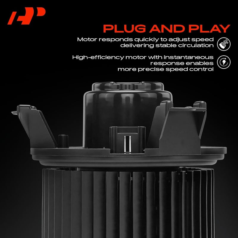 A-Premium Front HVAC A/C Heater Blower Motor Compatible with Ford 2010 2011 2012 2013 2014 Mustang, with Fan Cage - Image 4