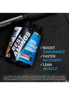 BPI SPORTS Best Aminos Bcaa Powder Post Workout & Glutamine Recovery Drink With Branched Chain Amino Acids For Hydration & Recovery For Men & Women Fruit Punch 25 Servings  - Image 3