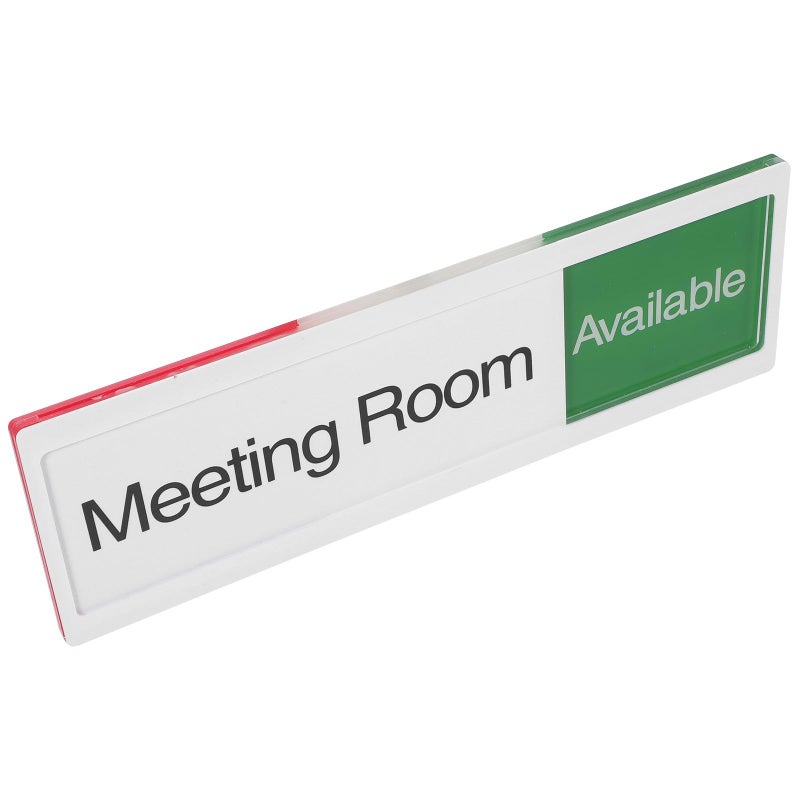 Acrylic Sliding Meeting Room Door Sign Occupied Vacant Privacy Indicator For Office Conference Room Display - Image 2