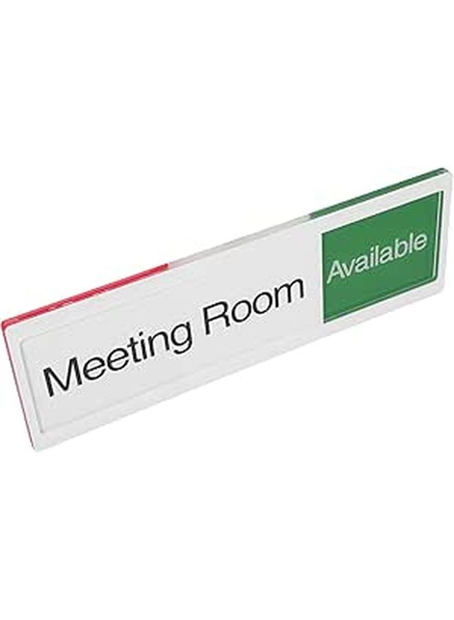 Acrylic Sliding Meeting Room Door Sign Occupied Vacant Privacy Indicator For Office Conference Room Display - Image 1