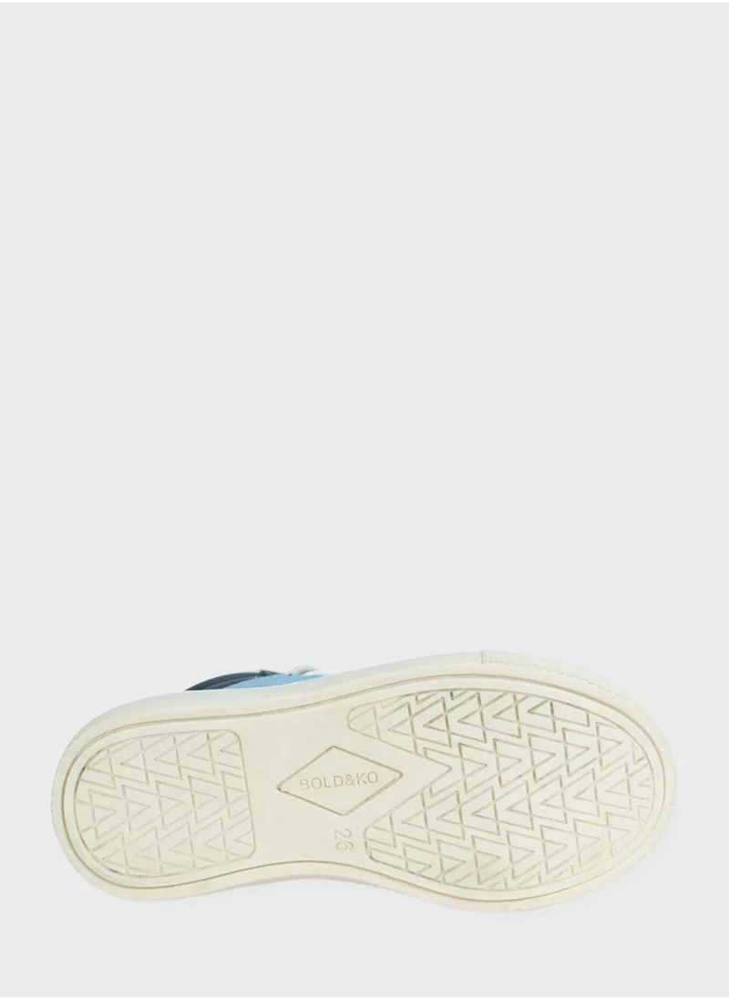 بولد اند كو Kids Gabriella High Top Lace Up Sneakers