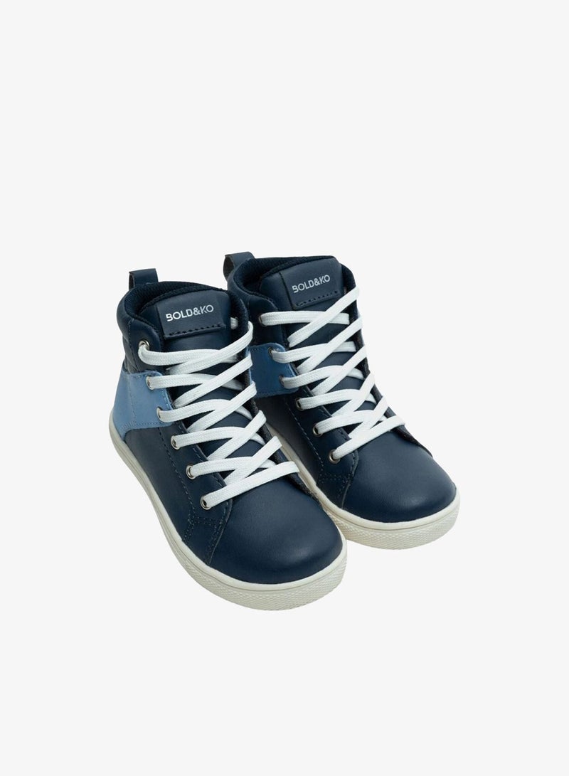 BOLD&KO Kids Gabriella High Top Lace Up Sneakers - Image 2