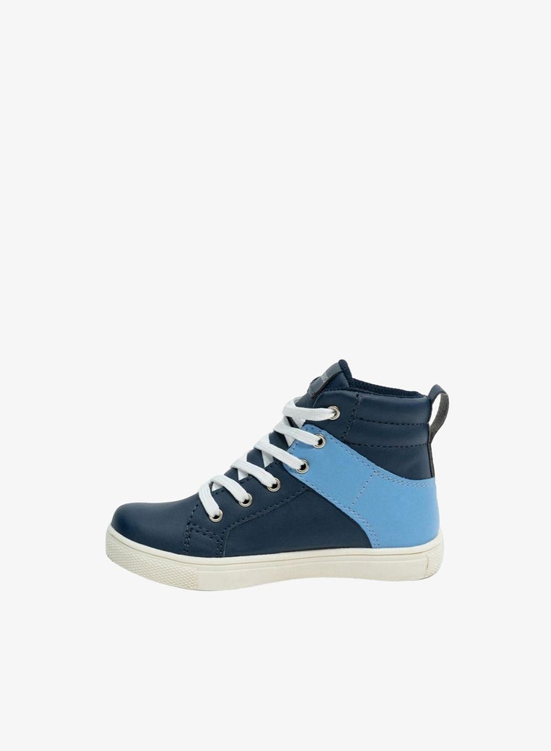 BOLD&KO Kids Gabriella High Top Lace Up Sneakers - Image 1