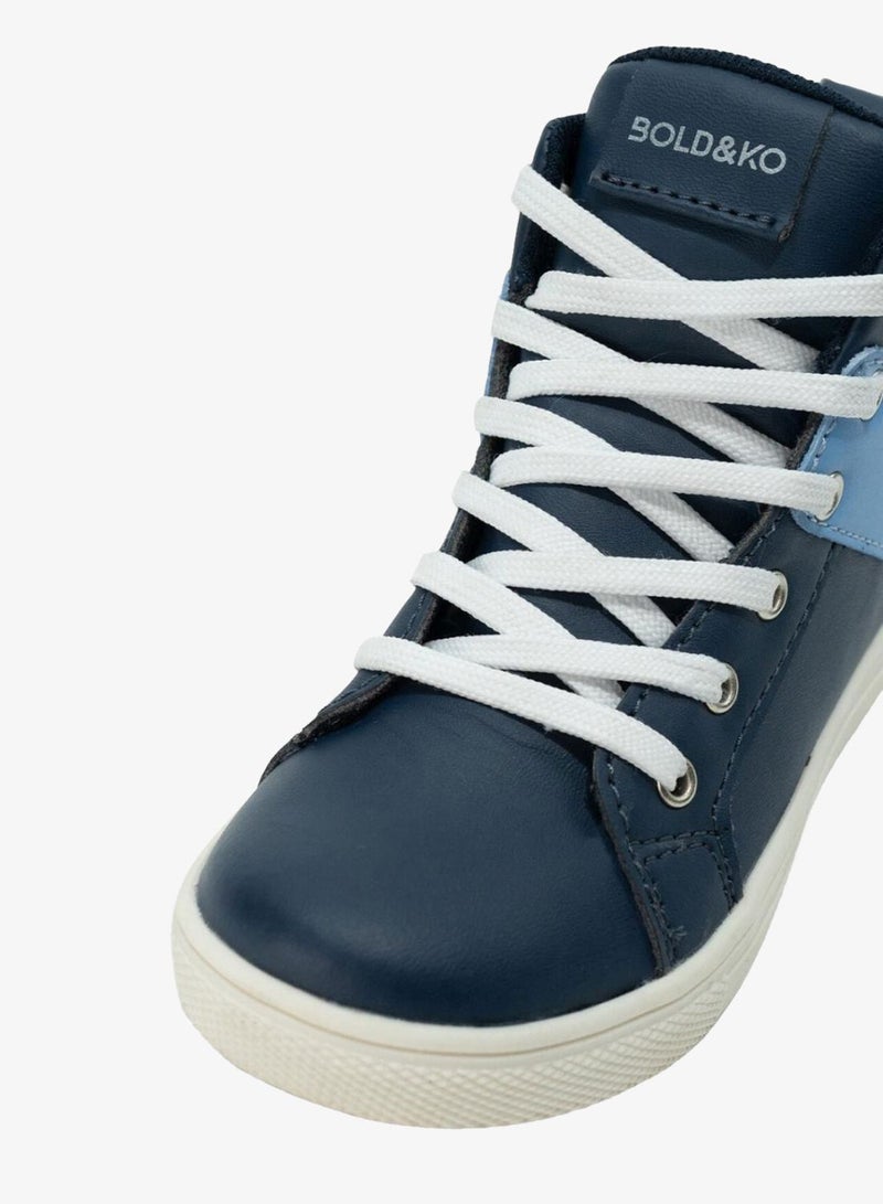 BOLD&KO Kids Gabriella High Top Lace Up Sneakers - Image 4