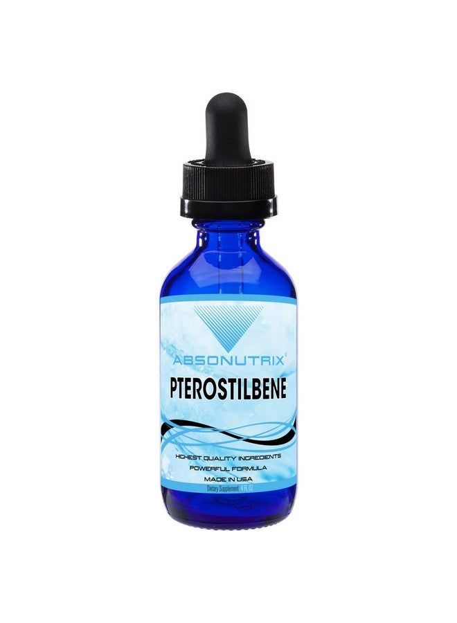 Absonutrix Pterostilbene 300 mg, 4 Fl Oz Liquid Drops, 200 Potent Servings, High Bioavailability, Third-Party Tested, Quick Absorption, GMP-Certified, Non-GMO, Cruelty-Free Products, Made in USA - Image 1