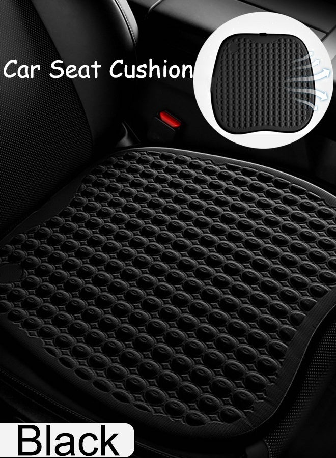 Generic Car Seat Cushion Cooling Seat Cushion  Breathable Car Seat Cushion Gel Seat Cushion Summer Cooler Car Seat Pad  Suitable For All Car Seats Home Office Black - Image 1