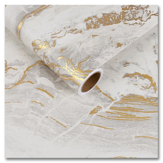 MATTE BEIGE GOLD MARBLE CONTACT PAPER PEEL AND STICK MARBLE WALLPAPER 12X80 SELF ADHESIVE COUNTERTOP CONTACT PAPER WATERPROOF REMOVABLE VINYL WRAP FOR KITCHEN BATHROOM CABINETS SHELF LINERS