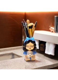 Taşdevri Life Tasdevri Life Pencil Holder Succulent Flower Pot Holder Figurine Girl Large Size  - Image 3