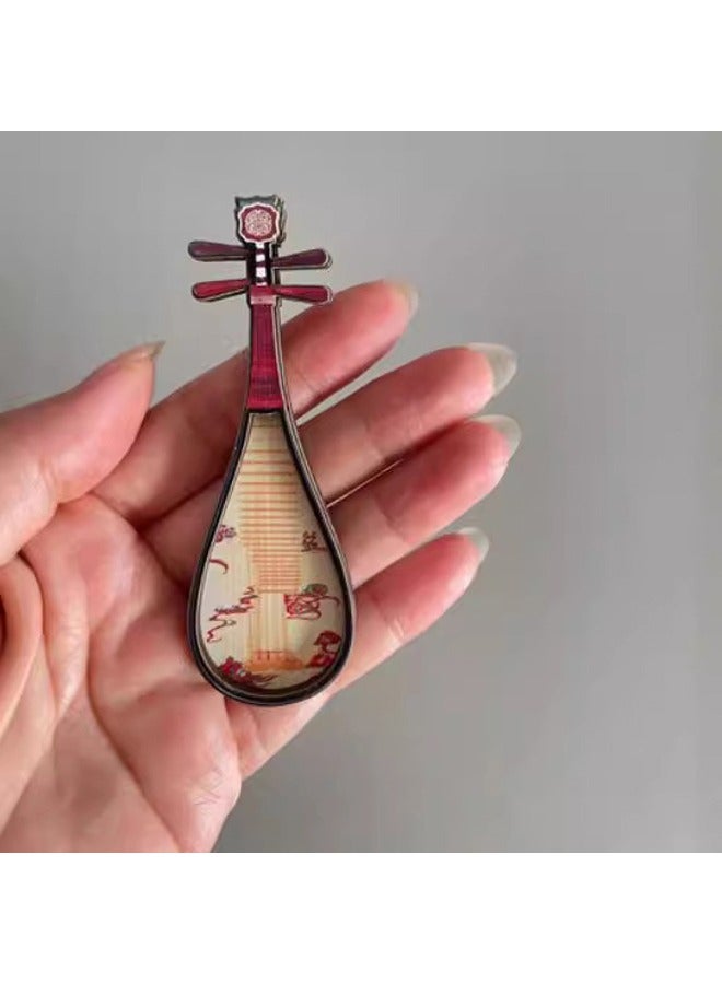 Chinese Musical Instrument Fridge Stickers, 2 Styles - Image 2