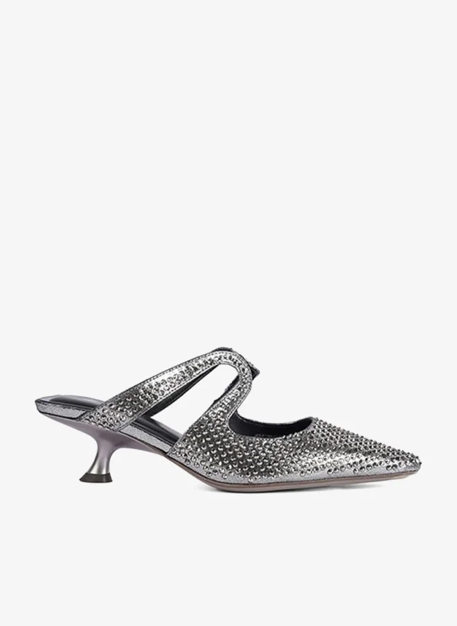 Cuple Ladies  Slip-On Mules embellished