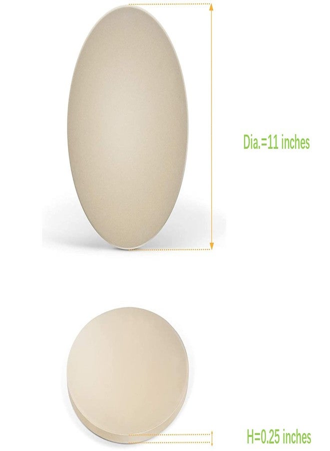 MIC 11' x 0.25' Round Pizza Stone - Image 2