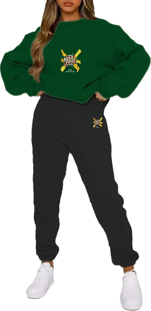 دوغ فش Tracksuit Oversize Bold Printed Tracksuit Green