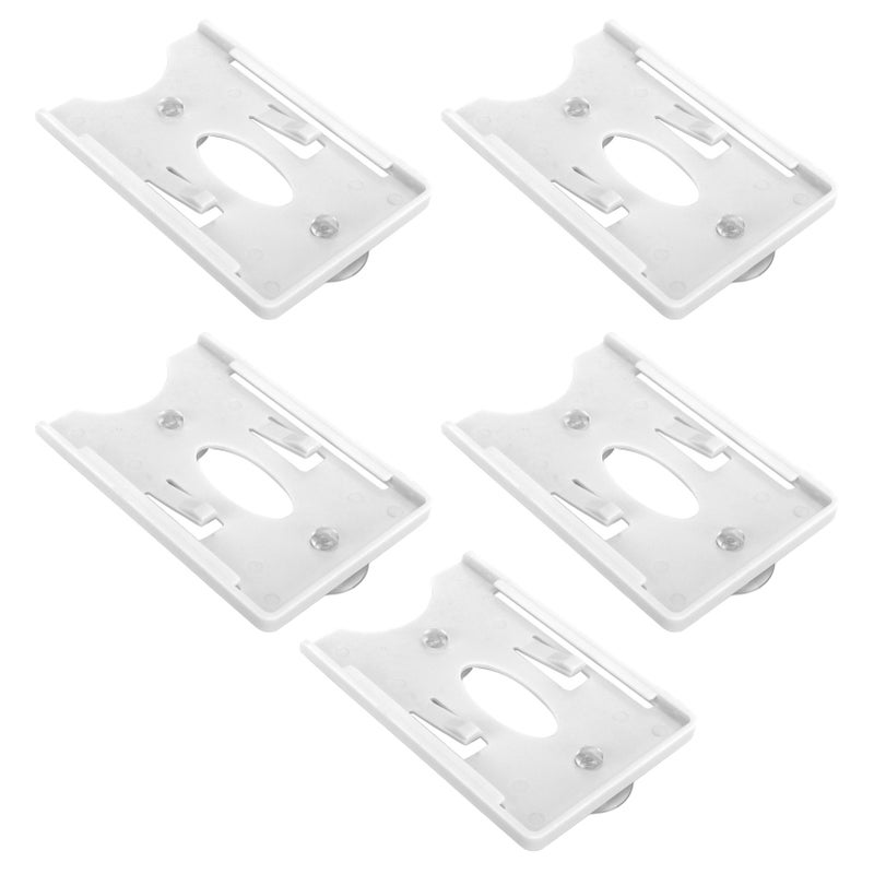 5 Pcs IC Card Holder Windshield Card Display Sleeve for Community Personnel Vehicle Management with Suction Cup - Image 4