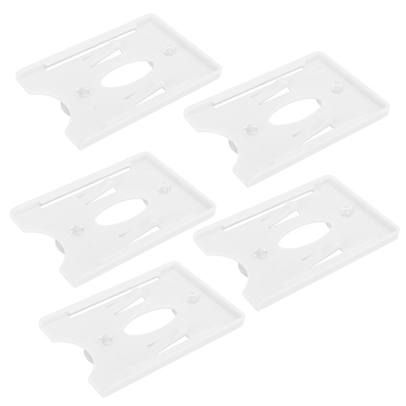 5 Pcs IC Card Holder Windshield Card Display Sleeve for Community Personnel Vehicle Management with Suction Cup - Image 3
