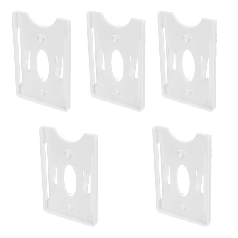5 Pcs IC Card Holder Windshield Card Display Sleeve for Community Personnel Vehicle Management with Suction Cup - Image 2