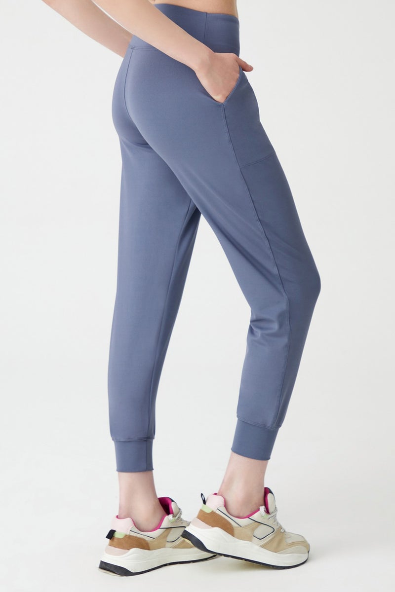 Los Ojos Women's Anthracite High Waist Jogger Sweatpants Joggers  - Image 4