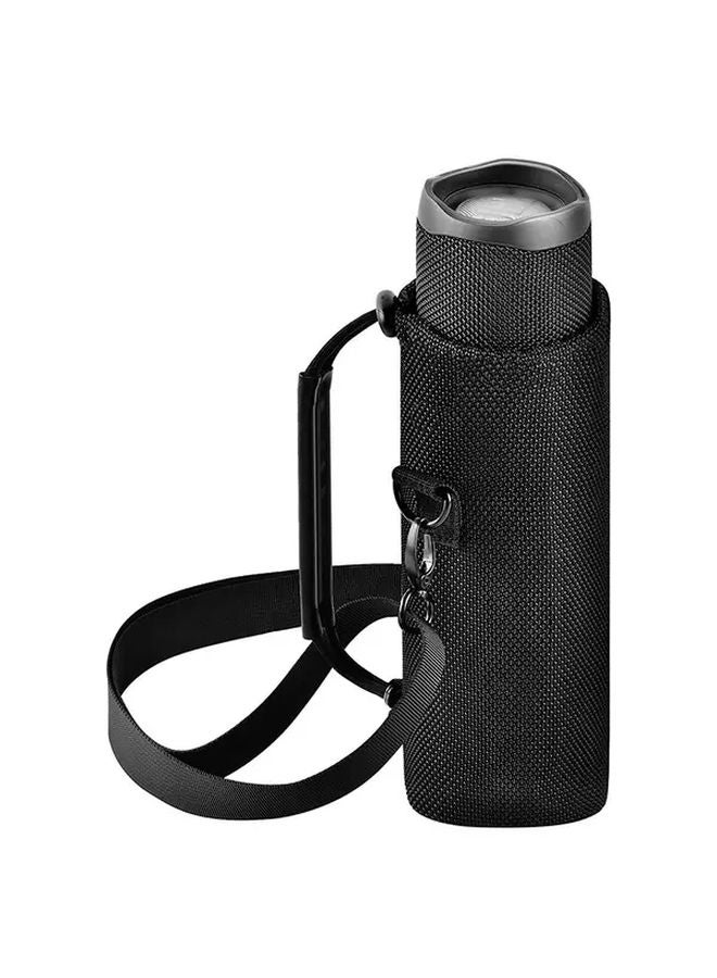 JBL Flip 3 4 5 6 7 Portable Speaker Case Black Nylon Protective Bag With Handle - Image 2