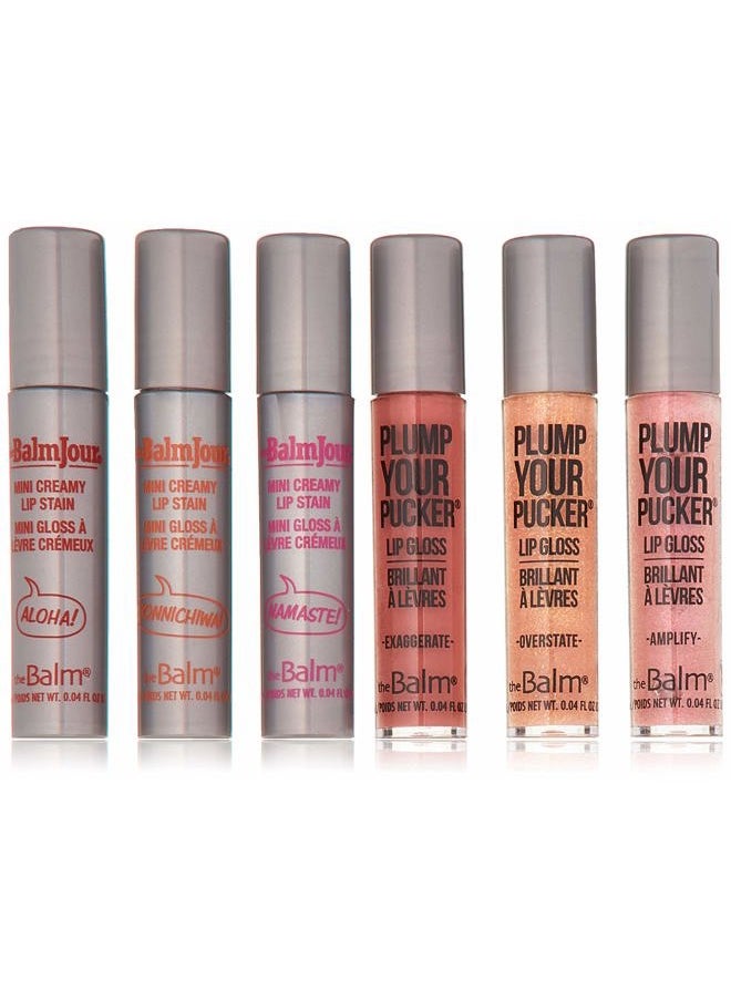 theBalm - Hydrating Mini Lip Gloss 6-Piece Set - Image 1
