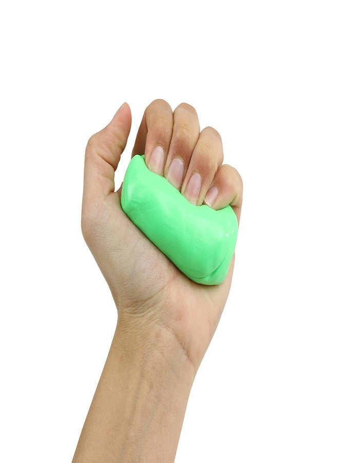 Rilekh Exercise Putty - Therapeutic, Occupational and Therapy Tool - Thinking and Stress - Finger, Hand Grip Strength Exercises - Squeezable Ball (Green-Medium) - Image 4