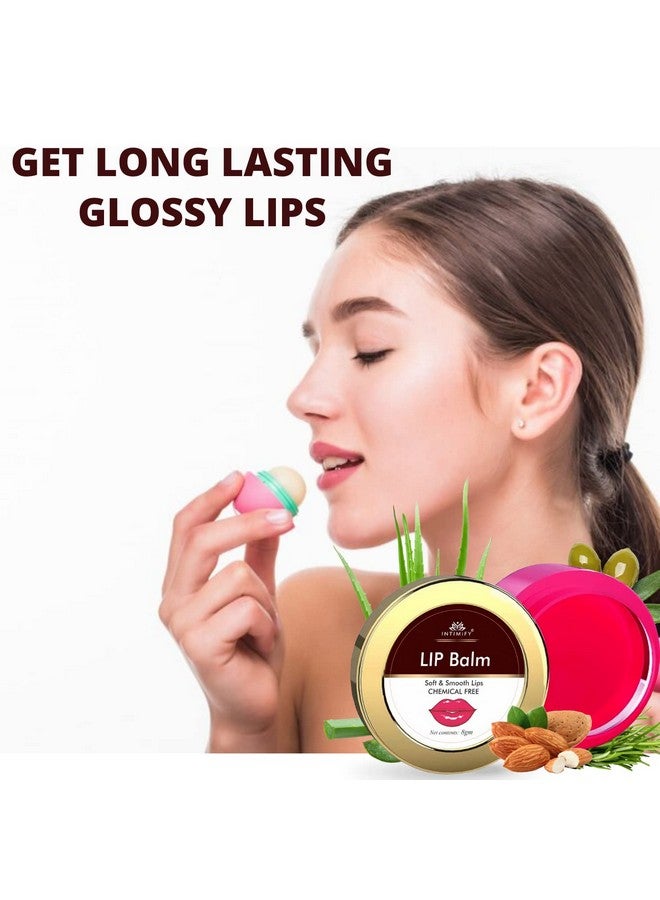INTIMIFY بلسم الشفاه الطبيعي INTIMIFY لتفتيح الشفاه الداكنة للنساء والرجال، بلسم تفتيح الشفاه للشفاه الداكنة لجميع أنواع البشرة 8 جرام (عبوة من 1) - Image 3