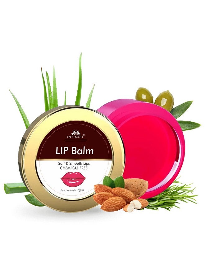 INTIMIFY بلسم الشفاه الطبيعي INTIMIFY لتفتيح الشفاه الداكنة للنساء والرجال، بلسم تفتيح الشفاه للشفاه الداكنة لجميع أنواع البشرة 8 جرام (عبوة من 1) - Image 1