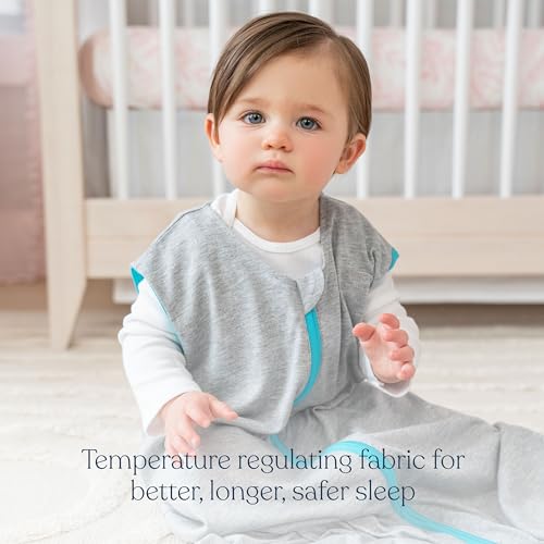 HALO Sleepsack Ideal Temp Baby Wearable Blanket TOG 10 OatmealPink Small - Image 3
