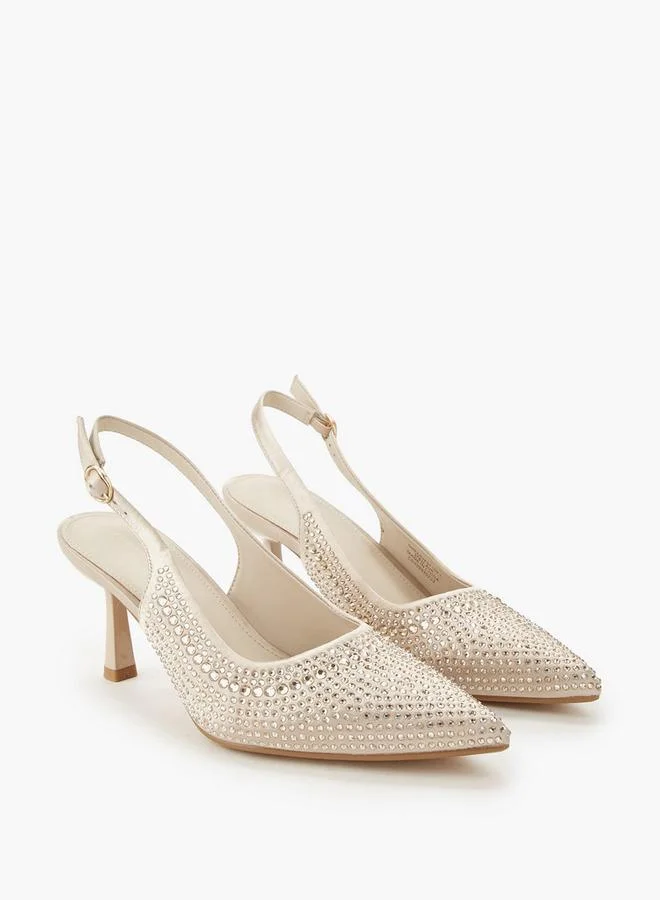 Flora Bella By Shoexpress Flora Bella Women Embellished Stiletto Heels Shoes