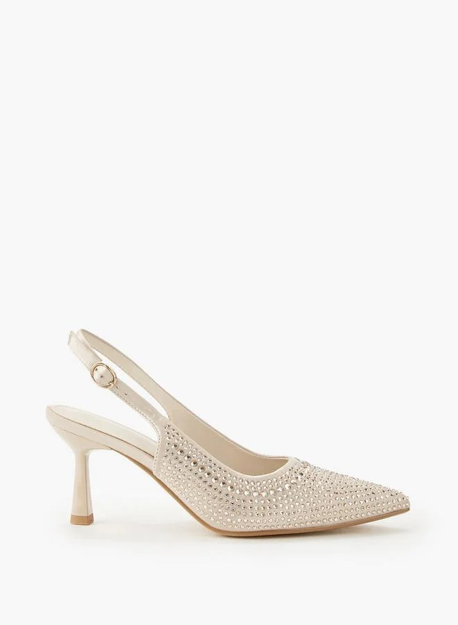Flora Bella By Shoexpress Flora Bella Women Embellished Stiletto Heels Shoes