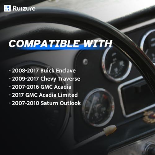Ruizure Front Wheel Speed ABS Sensor Left or Right fit for 09-17 Chevy Traverse, Buick Enclave, GMC Acadia, 2007 2008 2009 2010 2011 2012 2013 2014 2015 2016 2017, Driver or Passenger Side, ALS2039 - Image 2