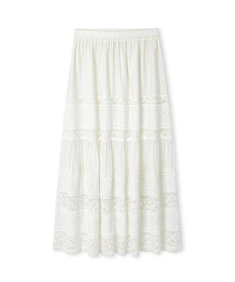 Ipekyol  Lace-Trimmed Maxi Skirt for Women | Best Price UAE