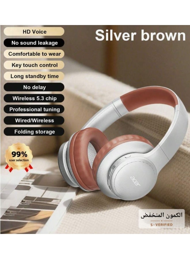 أيسر سماعات رأس لاسلكية 559، صوت ستيريو مع باس عميق، ميكروفون لإلغاء الضوضاء، زمن استجابة منخفض للموسيقى والألعاب، عمر بطارية طويل، تصميم أذن مريح - Image 2