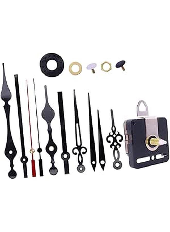 Long Shaft Metal Clock Movement DIY Replacement Parts Set - Image 1